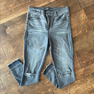 Express Women's Gray Jeans